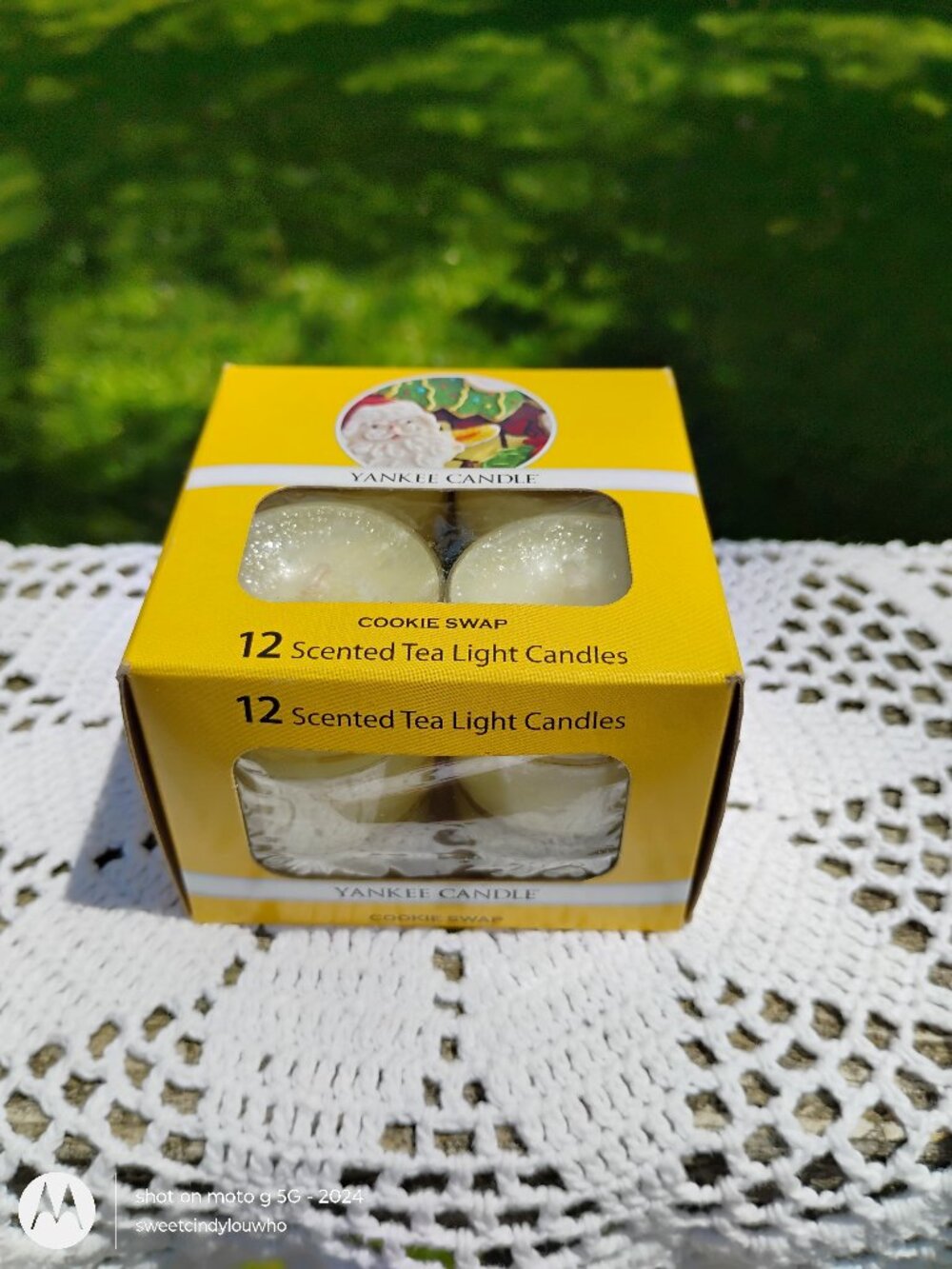 Yankee Candle new unused 12 tea light candles Cookie Swap scent orig box 2015